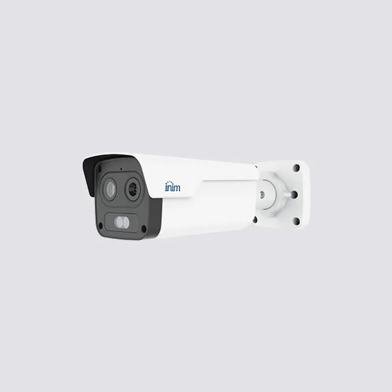 Caméra IP 4 MP Dual Spectrum avec optique fixe 10 mm et Intelligent Detection